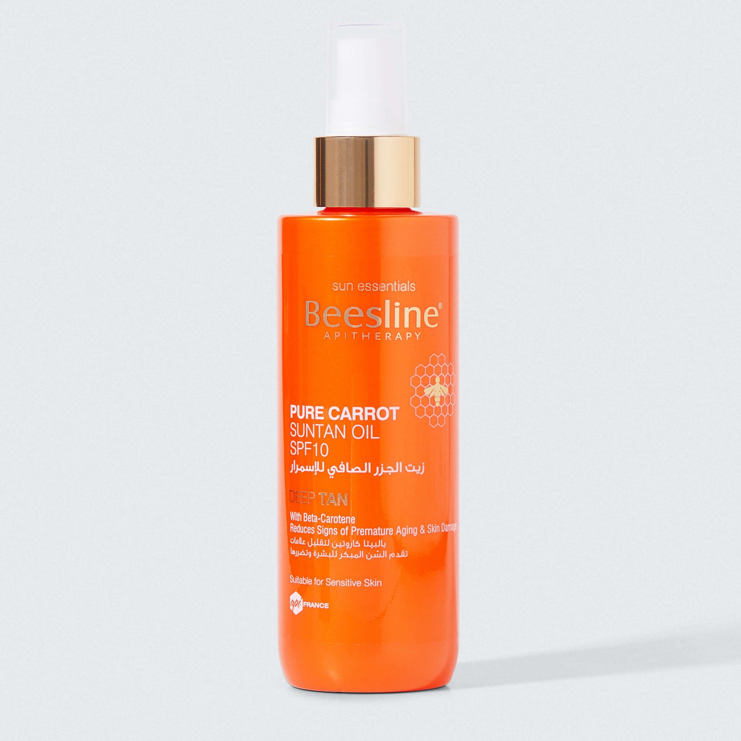 SUN TAN Pure Carrot Suntan Oil SPF10 200 ml