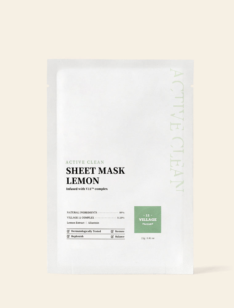 ACTIVE CLEAN SHEET MASK LEMON 23g