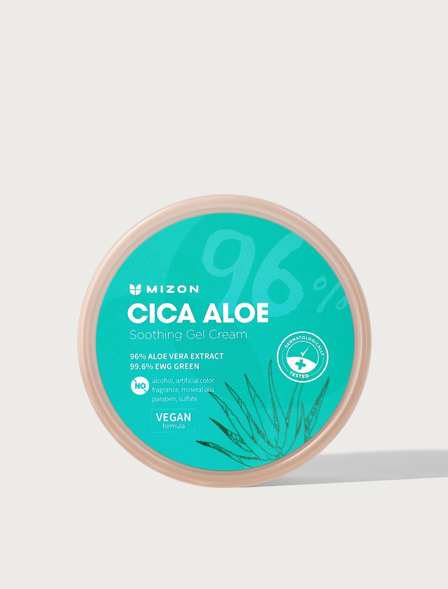 CICA ALOE 96% SOOTHING GEL CREAM 300G